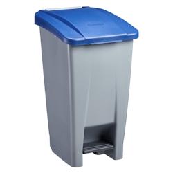 Rossignol - Poubelle mobile à pédale 60L MOBILY GREEN - bleu - bleu plastique 59230_0