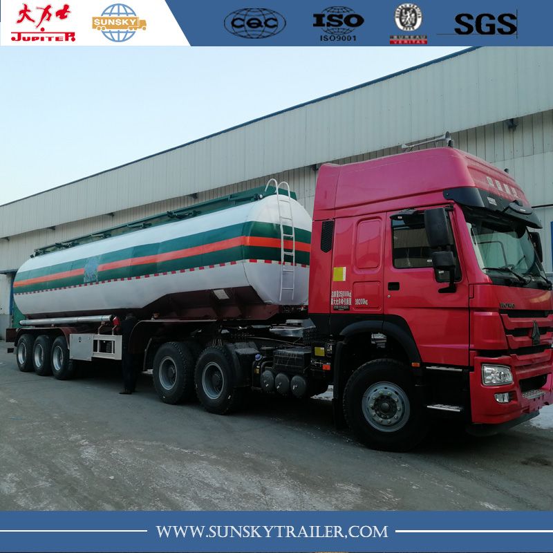 Remorque citerne - Xiamen Sunsky Trailer Co., Ltd - Semi-remorque 3 essieux 40,000L acier au carbone_0