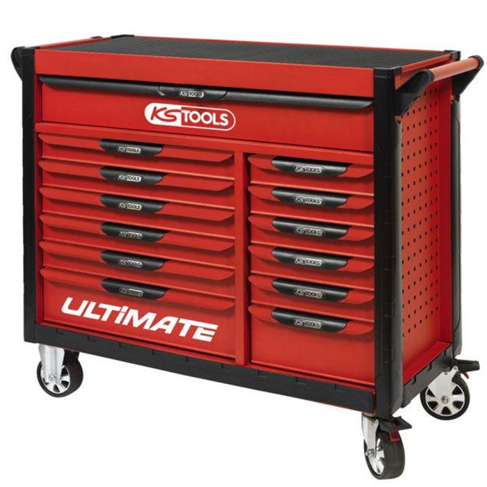 Servante d'atelier ultimate 13 tiroirs KS TOOLS - 11577153 - Charge admise 1000 kg - Rouge_0
