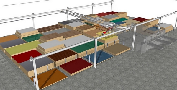 Stockeur de panneaux automatique CSF - 200 kg - 5600x2100 mm - Optimisation logistique_0