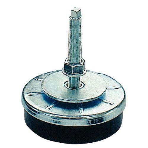 SUPPORT ANTIVIBRATOIRE PAS FIN FILETAGE M20 TIGE GALVA - SUNNEX