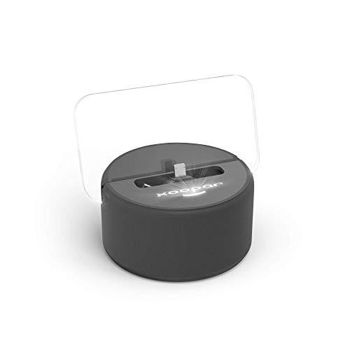 XOOPAR - ILO DOCK NOIR - STATION DE CHARGE USB - HUB 3 EN 1 LUMINEUX - CHARGE RAPIDE AVEC INDICATEUR LED_0