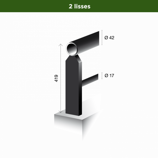 2 lisses main courante sur muret_0