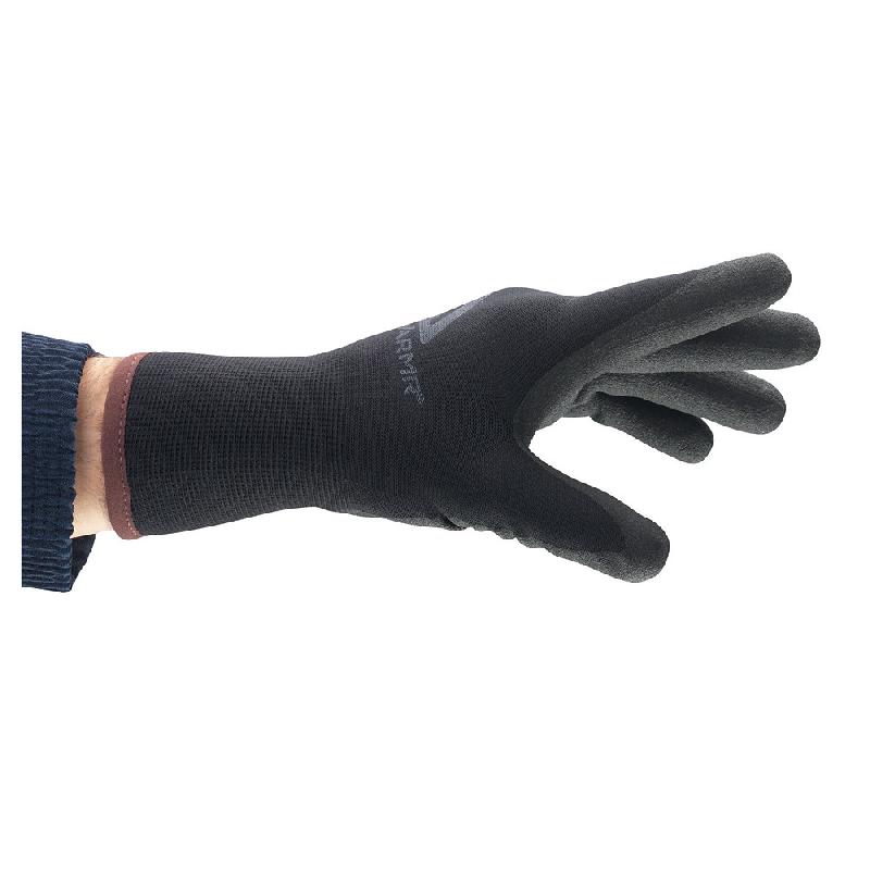 Ansell Gants de manutention antifroid et anticoupures PVC 97-631 - Noir - Taille 7_0