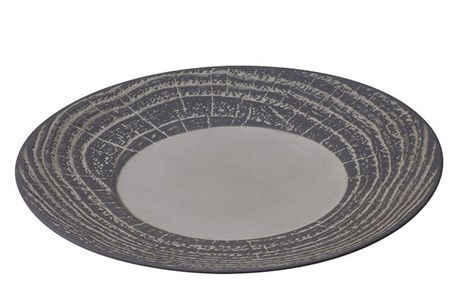 ASSIETTE ARBORESCENCE POIVRE 31 CM