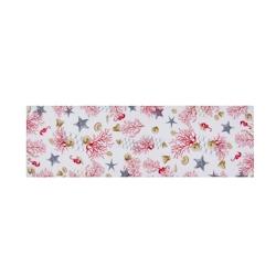 Chemin de table Excelsa Coral coton 45x140 cm multicolore - multicolore textile 63001_0