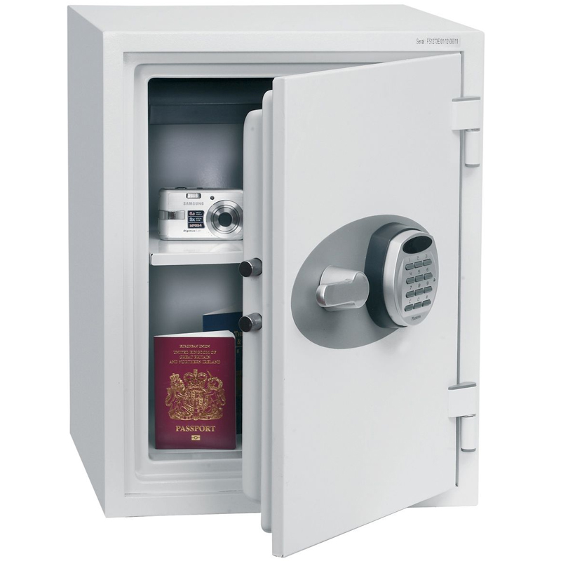 Coffre ignifuge Titan II FS1273E Phoenix - Serrure électronique de haute sécurité - Résistance au feu 60 min_0