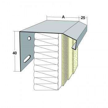 Couronnement - Aluminium brut 10/10ème pour isolant 30mm à 250mm - Réf. AG02977 - PROTEKTOR_0