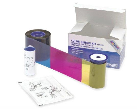 Ruban de transfert thermique Datacard - couleur YMCKT - 500 faces - compatible SD260/SD360_0