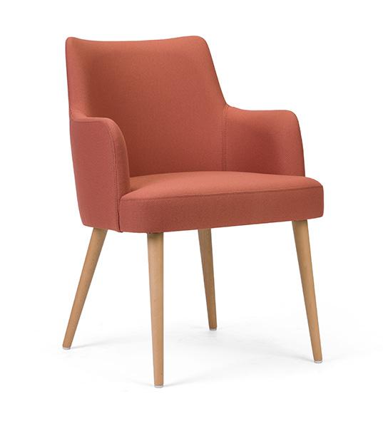 Fauteuil bois intérieur tapissé - kelly 04 maple_0