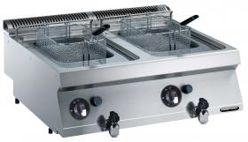 Friteuse top gaz 2 x7 litres, 800 mm, gamme 700 firsteel - 373067_0