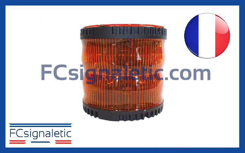 Gyrophare Gyroled orange sans fixation classe 2 rotatif STANDBY MERCURA 23568-02_0