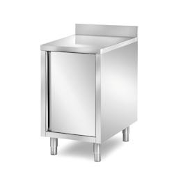 L2G Meuble bar fermé inox 85 x 40 x 70 cm L2G - BAT1/4A/F - inox BAT1/4A/F_0