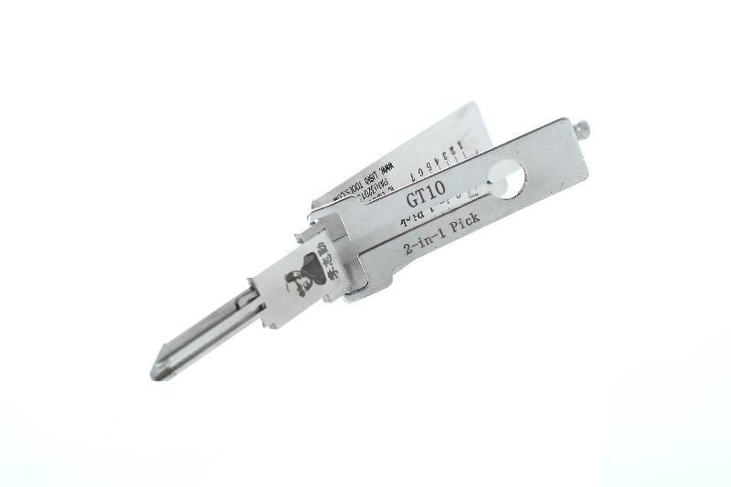 Lishi GT10 - Crocheteur et décodeur 2-en-1 pour serrures automobiles Peugeot, Citroen, Fiat, Lancia, Iveco_0
