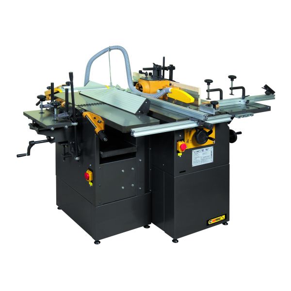 Machine à bois combinée 5 fonctions - 3 moteurs indépendants - Scie industrielle_0