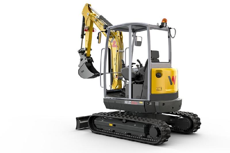 Pelle sur chenilles Wacker Neuson EZ26 - moteur 15,8 kW - profondeur de fouille 2 744 mm - poids 2 571 à 3 513 kg_0