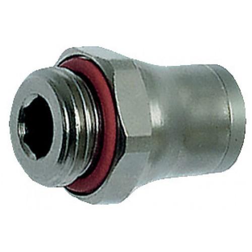 RACCORD INSTANTANÉ PIQUAGE DROIT - Ø10 MM - MÂLE 3/8