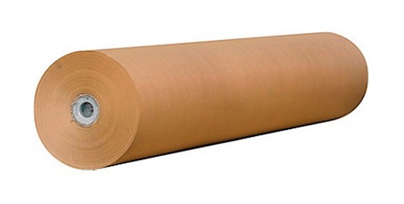 ROULEAU DE PAPIER KRAFT RECYCLÉ 120G/M2 DE L. 600 X L. 280 M - 587662 - DIAMWOOD - CENPAC