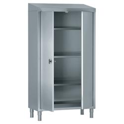 Tournus Equipement Armoire produit d'entretien 2 portes 2 étagères réglables + 1 centrale fixe Tournus - 802964 - plastique 802964_0