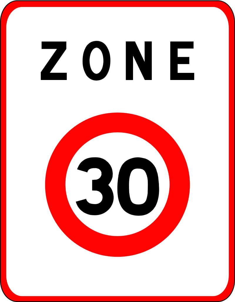 Zone de circulation restreinte et stationnement PMR - Type B - JeSignale - Signalisation réglementaire pour véhicules_0