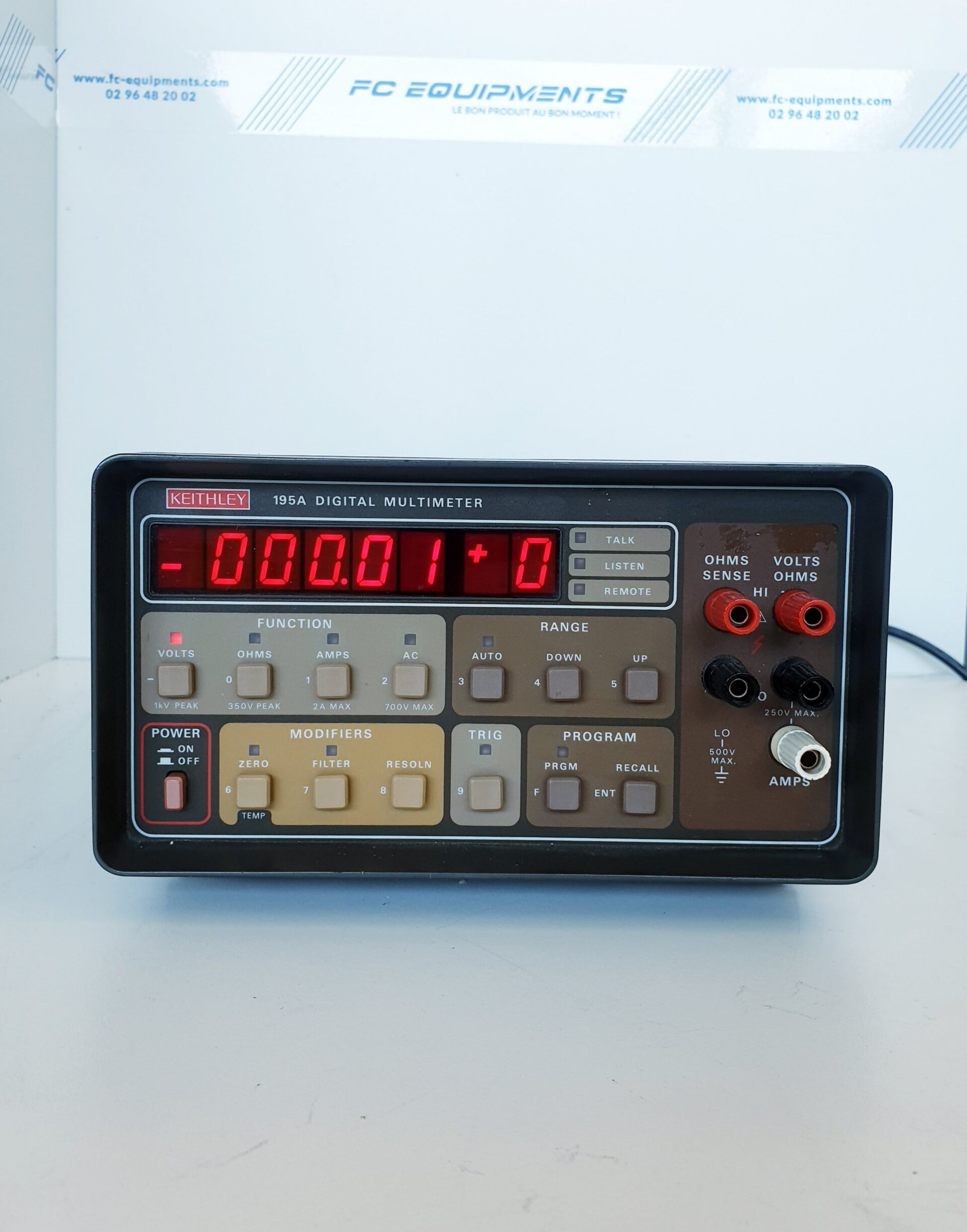 195A - Multimètre numérique Keithley - 5 1/2 digits - Tension AC 750V et tension DC 1kV_0