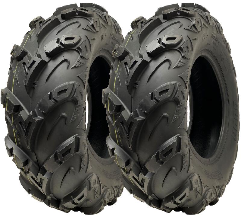 24x8.00-12 ATV Quad Tyre OBOR Mudsling WU05 Tubeless Road Legal 217kg (Set of 2)_0