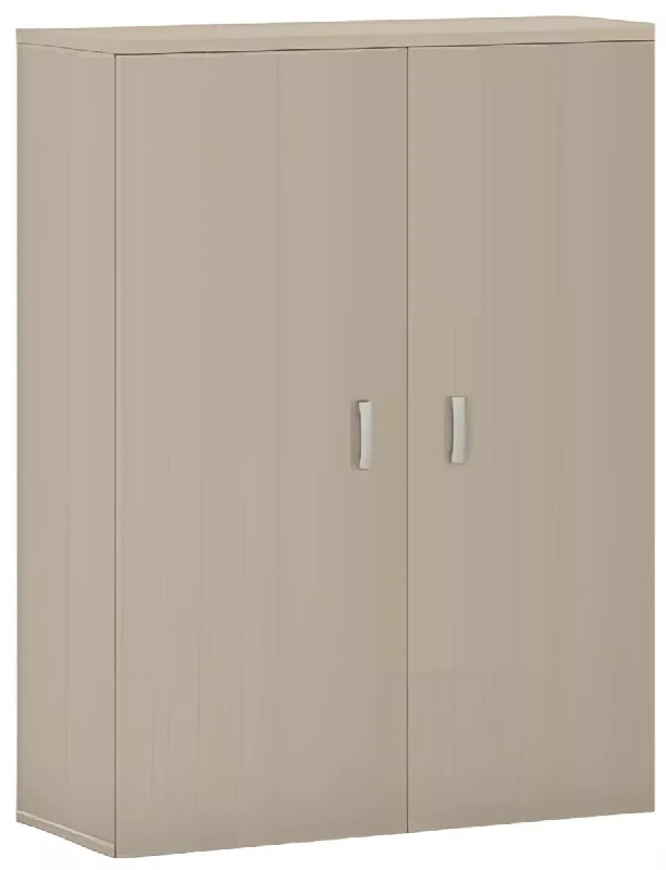 Armoire de rangement portes mélaminé - 3 étagères - haut. 158 cm (4 largeurs au choix) So Madrid_0