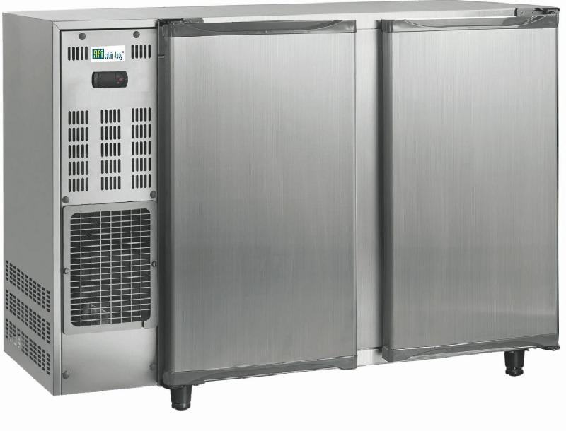 Arrière bar inox 2 portes pleine battante 229 l positive - FGB125I_0