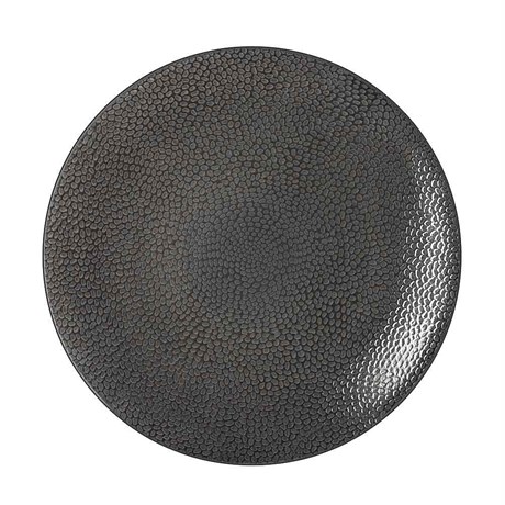 ASSIETTE PLATE STONE GRIS 27 CM