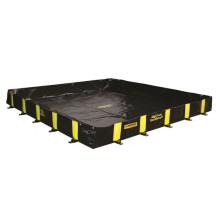 Bac de rétention souple en PVC 4000L maxi - système articulé Rigid-lock® - dimensions modulables_0