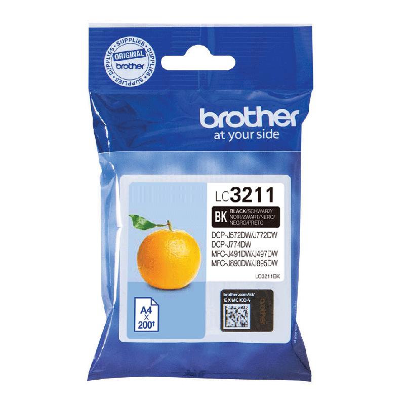 Brother LC3211BK - Cartouche d'encre originale - Noir_0