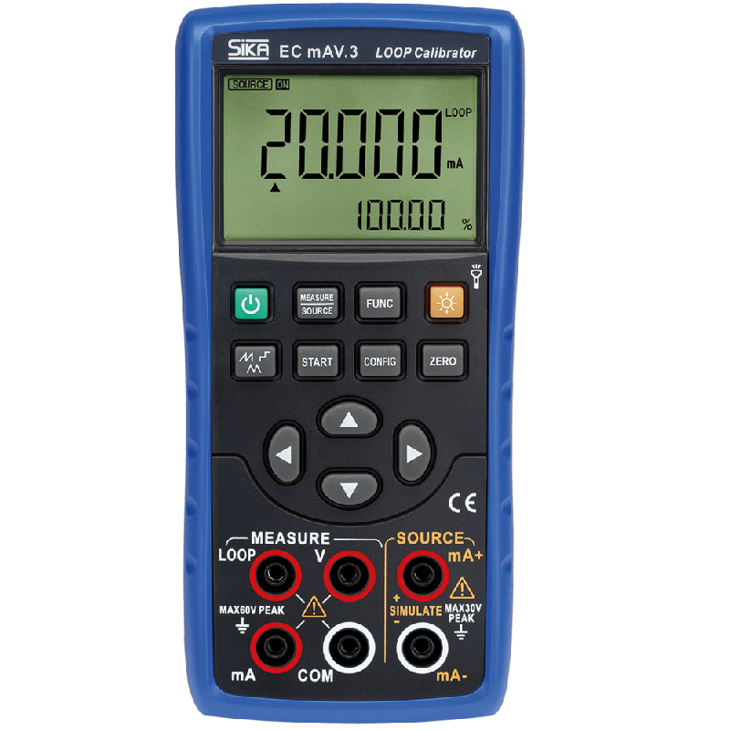 Calibrateur process mono-fonctions - Pour signaux de courant et de tension - Type EC mAV.3_0
