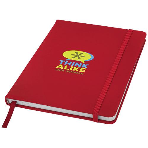 Carnet de notes A5 Spectrum - couverture rigide avec fermeture élastique assortie et 96 feuilles lignées_0