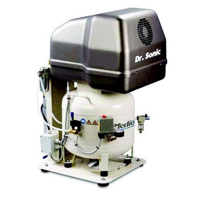 Compresseur d'air insonorisé sans huile pour dentiste et laboratoire - dr.Sonic 320-50v-3m NUAIR - 50L - 3 CV - 8 bars - 60 dB_0