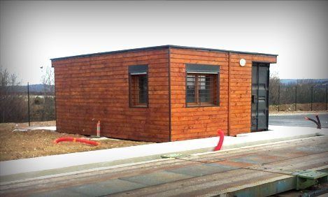 Container bureau de déchetterie - Surface 32 m² - Niveau thermique RT 2012 - Livraison en 30 jours_0