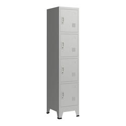 Helloshop26 - Casier de bureau armoire meuble de rangement pour bureau atelier chambre acier métallique avec 4 portes acier laqué 03_0006348 - 30017_0