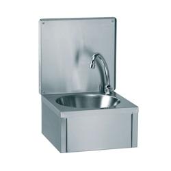 Lave Mains Inox Mural avec Dosseret et Distributeur Savon - inox 0645760519746_0