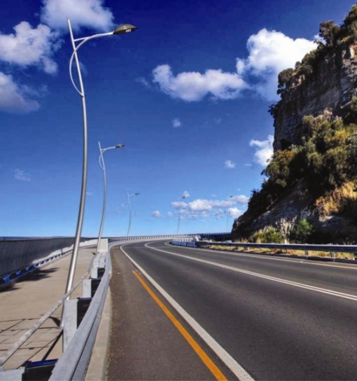 Mât d'éclairage public en aluminium - décoratif_1