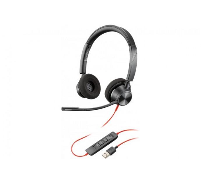 Poly blackwire bw3320-m casque usb-a - 2 écouteurs réf.463322_0