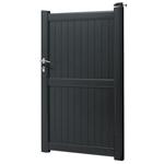 PORTILLON EN ALUMINIUM OBELO LARGEUR 1M BASALTE - ROY PORTILLON ALUMINIUM_0