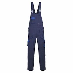 Portwest - Cotte à bretelles TEXO CONTRAST Bleu Marine Taille S - S bleu textile 5036108169481_0
