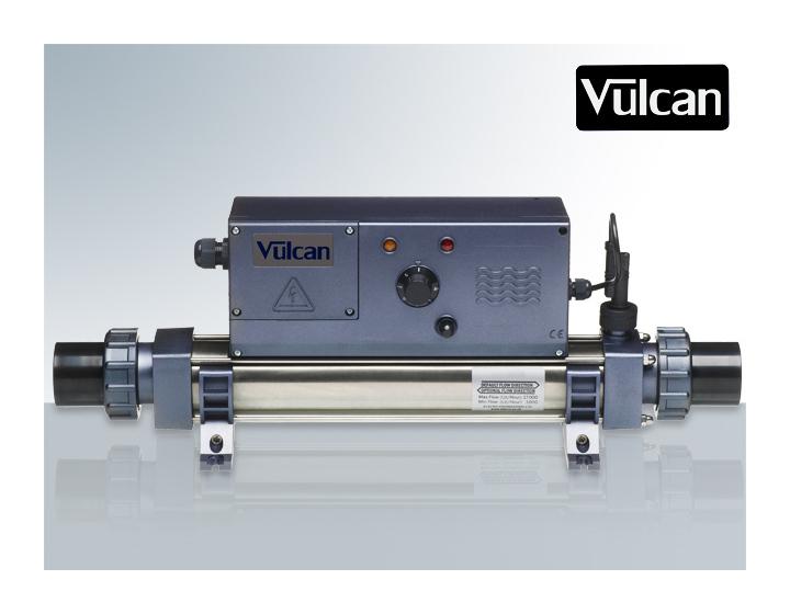 RÉCHAUFFEUR VULCAN ANALOGUE TITANE 9KW MONO - ELECRO