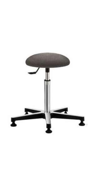 Tabouret en tissu antistatique ESD - assise ronde - patins - réglable en hauteur - ANT 202_0