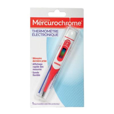 Thermomètre électronique avec étui protecteur Mercurochrome_0