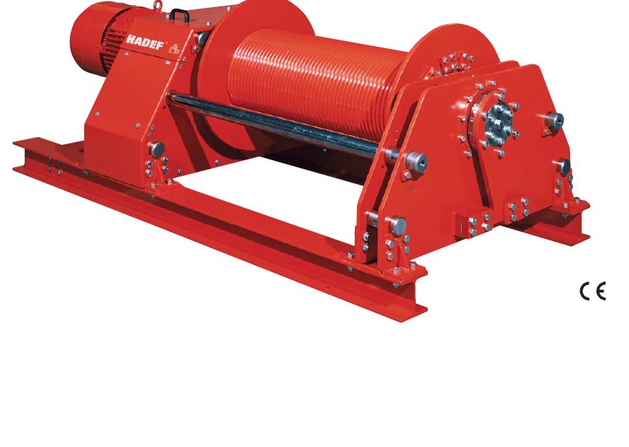 Treuil électrique avec réducteur planétaire - HADEF Série 47/05 - Capacité de 5 à 40 tonnes_0