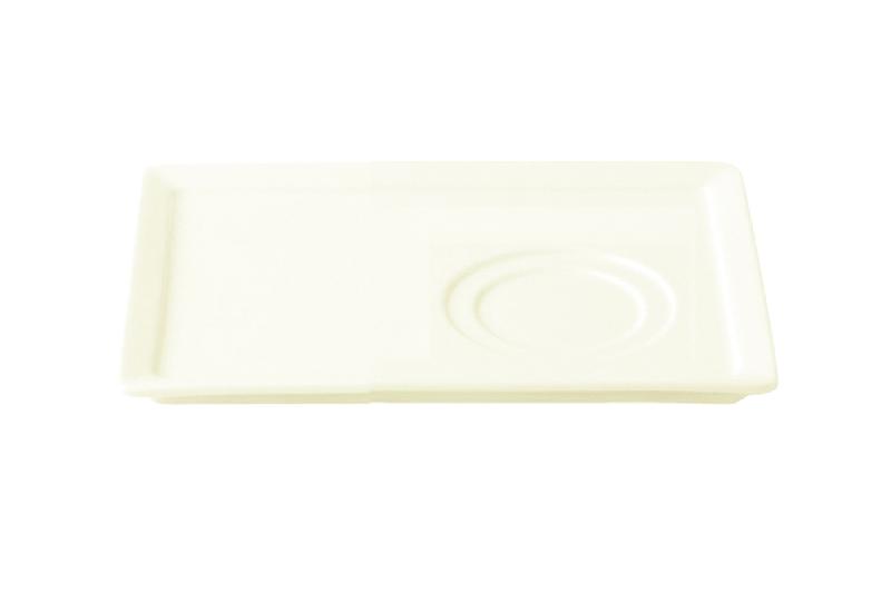 ASSIETTE PLATE RECTANGULAIRE IVOIRE PORCELAINE 18 CM ALLSPICE RAK