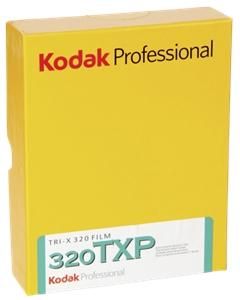 1 KODAK TRI-X 320 4X5 50 FEUILLES