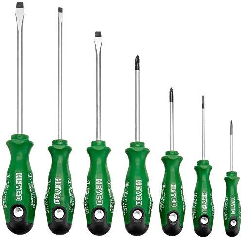 HEYCO 4564000080 4564 JEUX DE TOURNEVIS, VERT/ARGENT, SET DE 7 PIÈCES_0