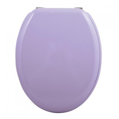 ABATTANT WC - MDF - CHARNIÈRES INOX - CLEO - LAVANDE MSV