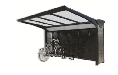 Abri vélo ouvert n° 10 / toiture en polycarbonate_0